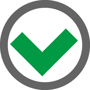 PCMAXのスマホ版緑色チェックマークONアイコン